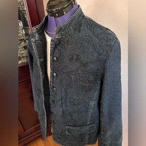 Coldwater Creek Women’s Blazer Jacket Embroidered 18W